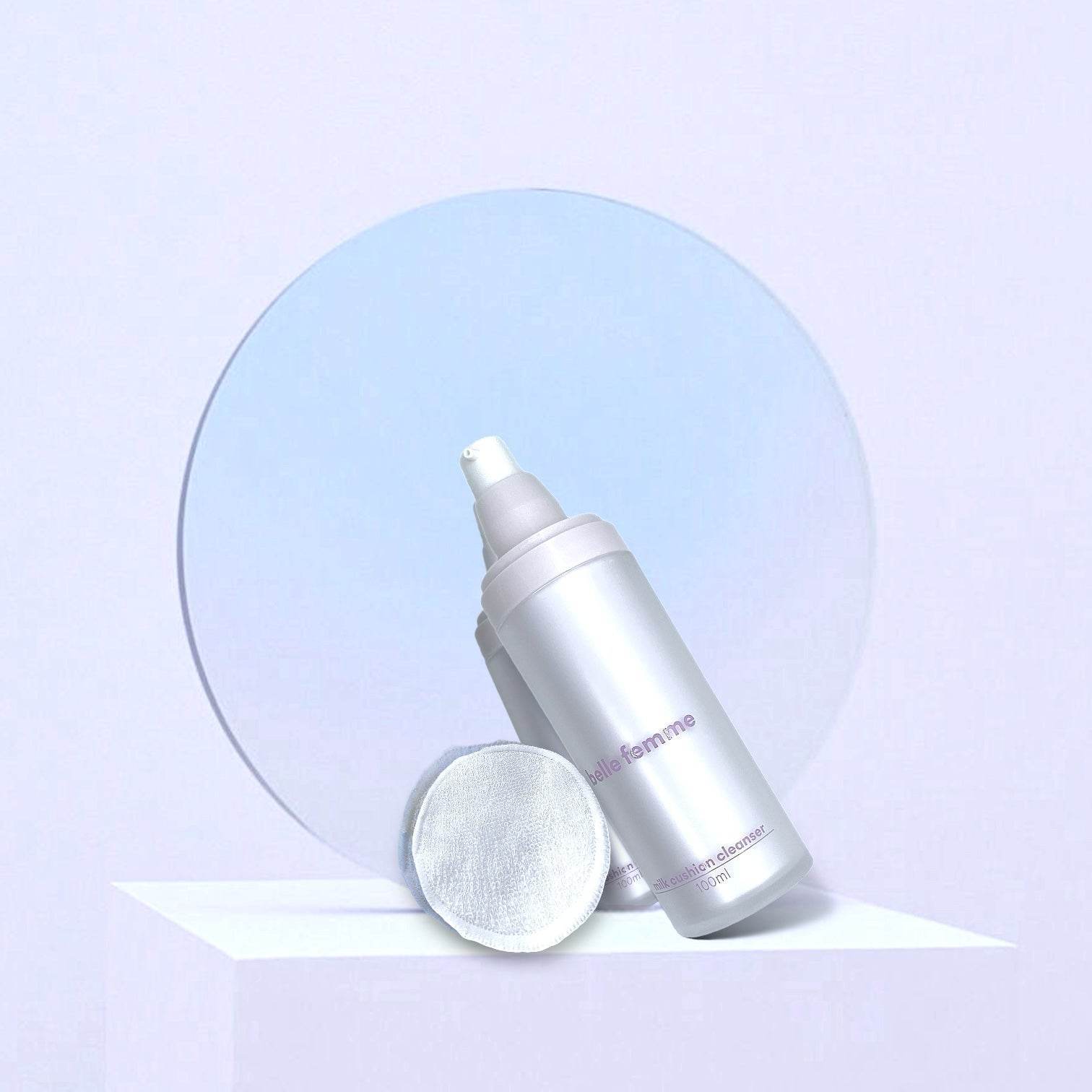 milk cushion cleanser - belle femme