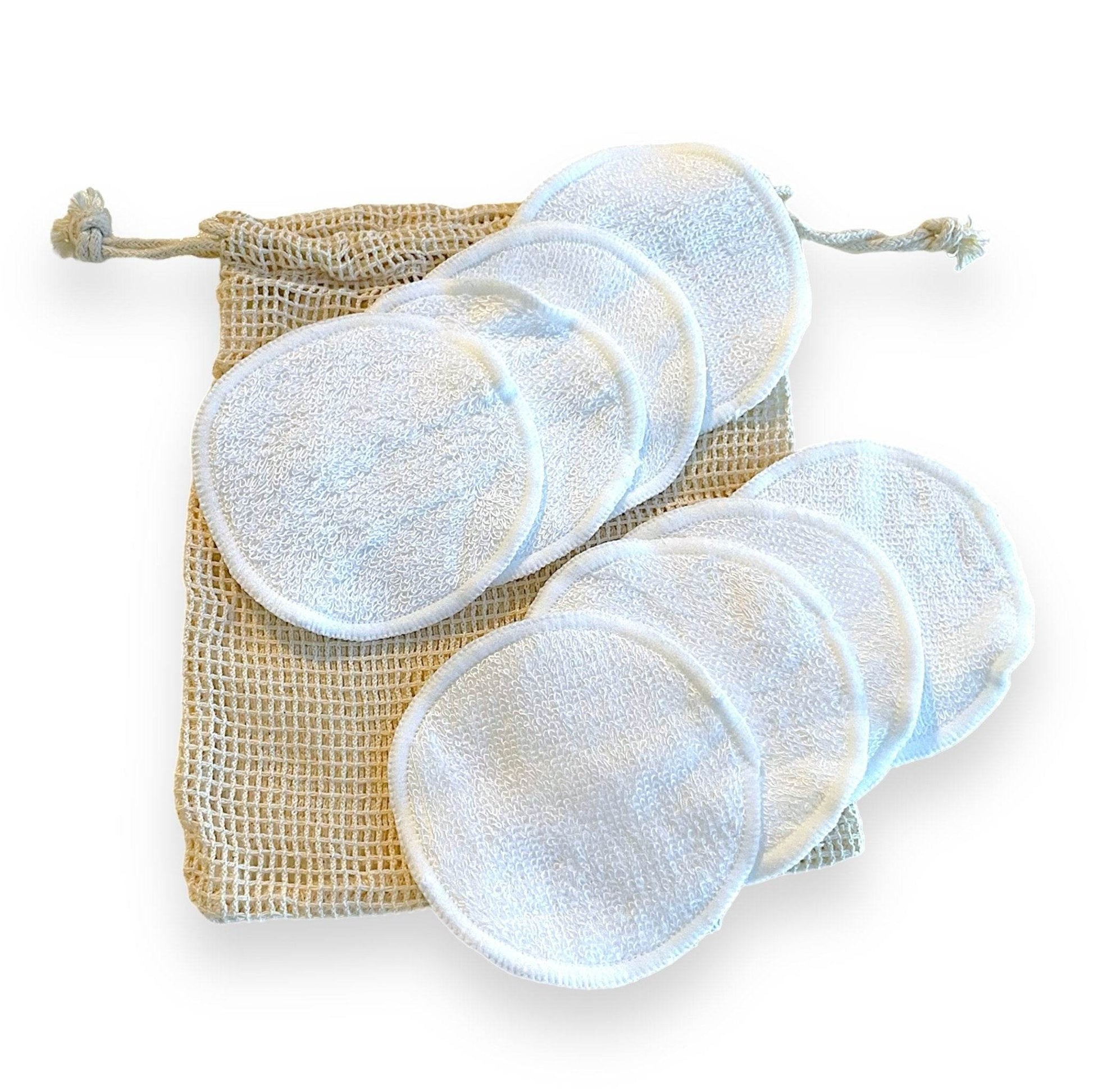 Bamboo Terry Cotton Pads (8pcs) - belle femme