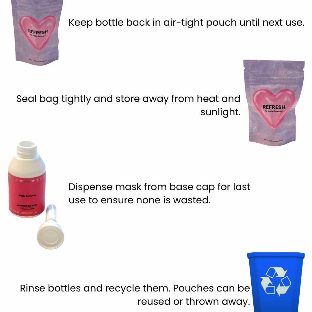 Aurore Refresh | Brightening O2 Bubble Mask - belle femme