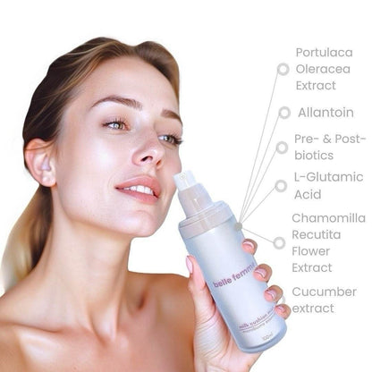 milk cushion mist | microbiome essence - belle femme