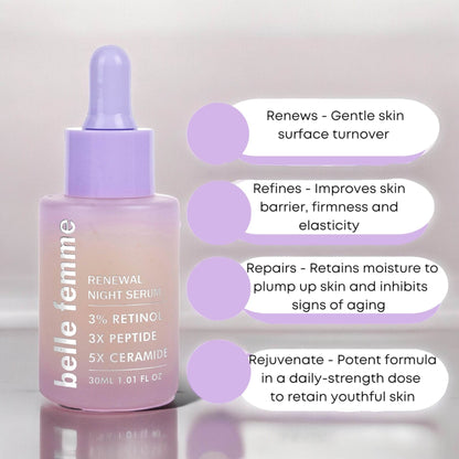 Renewal Night Serum - belle femme