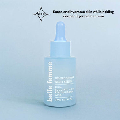 Gentle Soothe Night Serum - belle femme