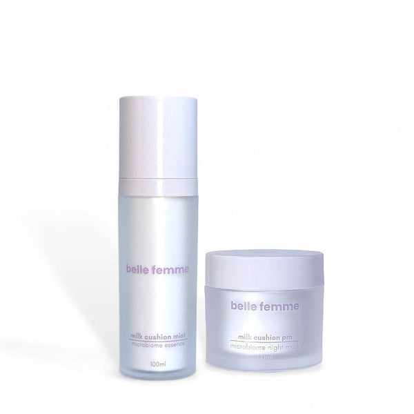 milk cushion Microbiome Skincare Set - Mist and PM