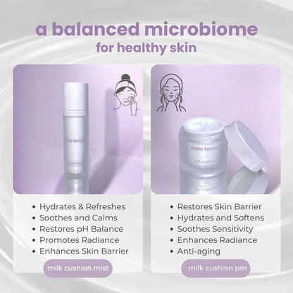 Microbiome Skincare Set - Mist and PM - belle femme